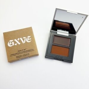 GXVE Pick It Up Cream Contour & Talc-Free Powder Bronzer Duo Heat Wave Deep
